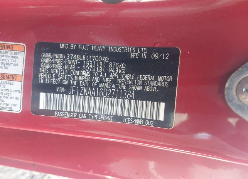 Photo 9 of 2013 Scion Fr-s (VIN JF1ZNAA16D2711384)