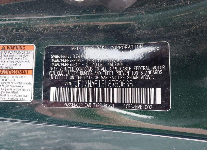 Photo 9 of 2020 Toyota 86 HAKONE EDITION (VIN JF1ZNAE15L8750635)