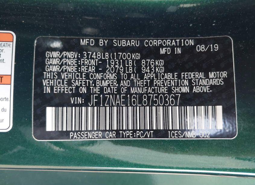 Photo 9 of 2020 Toyota 86 HAKONE EDITION (VIN JF1ZNAE16L8750367)