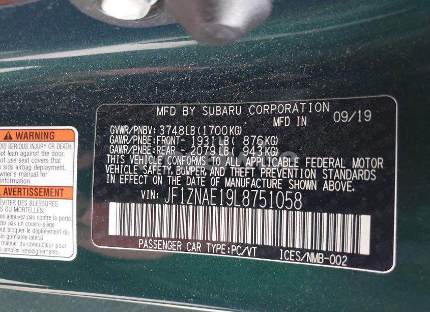 Photo 9 of 2020 Toyota 86 HAKONE EDITION (VIN JF1ZNAE19L8751058)