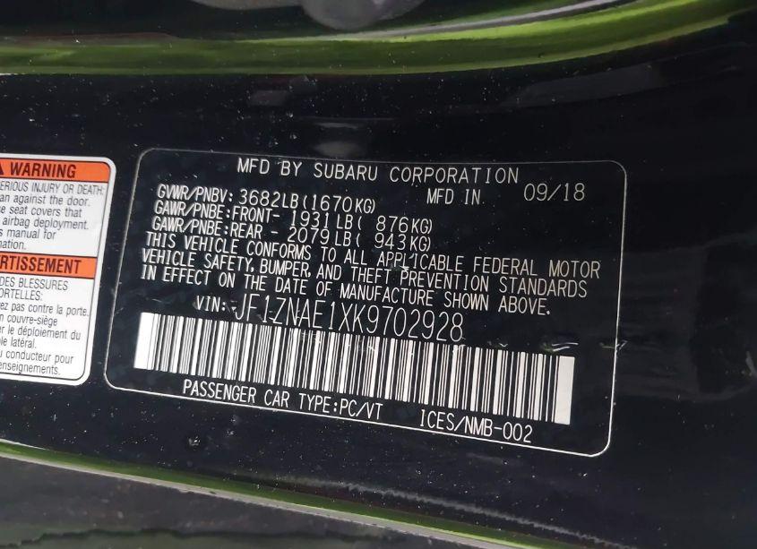 Photo 9 of 2019 Toyota 86 TRD SE (VIN JF1ZNAE1XK9702928)