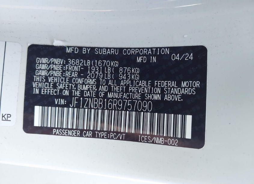 Photo 9 of 2024 Toyota Gr86 (VIN JF1ZNBB16R9757090)