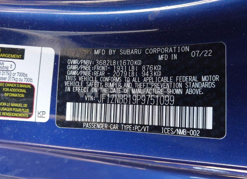 Photo 9 of 2023 Toyota Gr86 (VIN JF1ZNBB19P9751099)