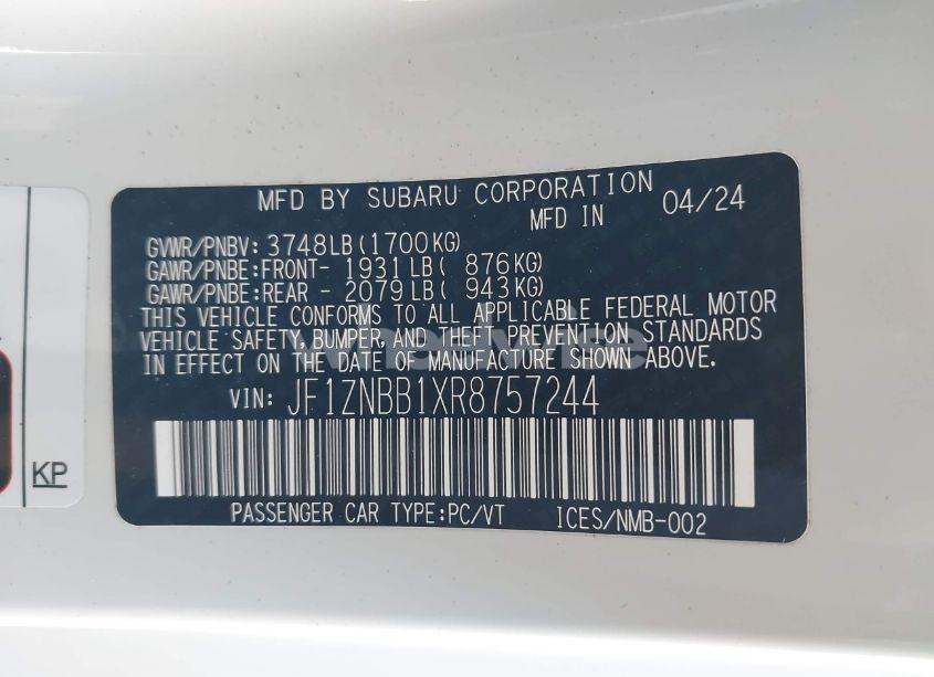 Photo 9 of 2024 Toyota Gr86 (VIN JF1ZNBB1XR8757244)