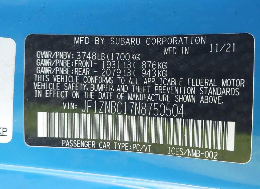 Photo 9 of 2022 Toyota Gr86 (VIN JF1ZNBC17N8750504)