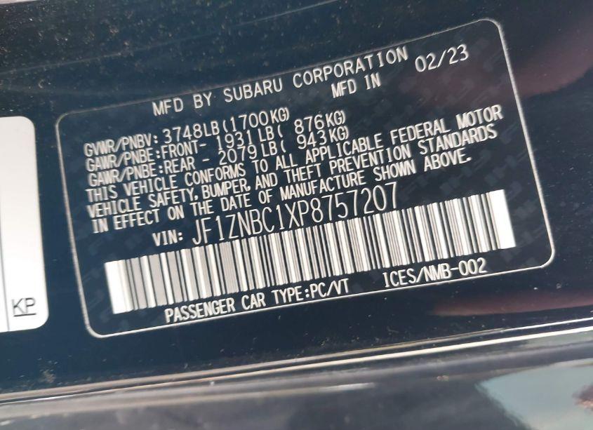 Photo 9 of 2023 Toyota Gr86 (VIN JF1ZNBC1XP8757207)