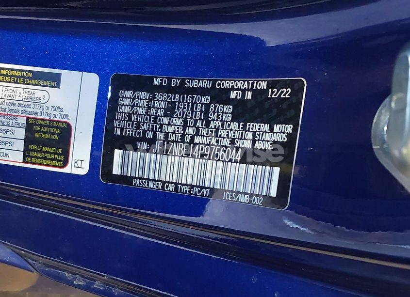 Photo 9 of 2023 Toyota Gr86 PREMIUM (VIN JF1ZNBE14P9756044)