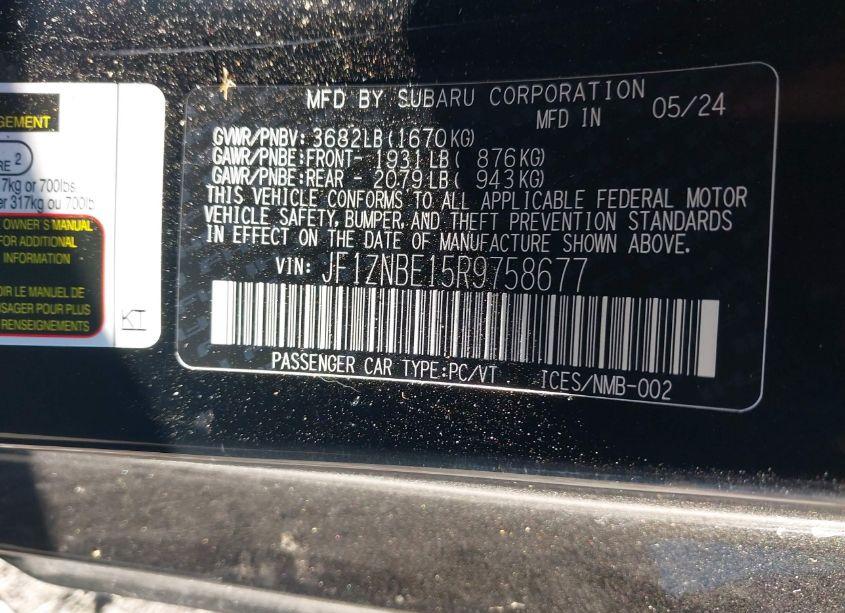 Photo 9 of 2024 Toyota Gr86 PREMIUM (VIN JF1ZNBE15R9758677)