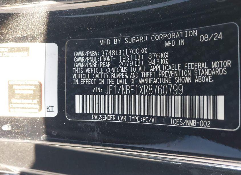 Photo 9 of 2024 Toyota Gr86 PREMIUM (VIN JF1ZNBE1XR8760799)