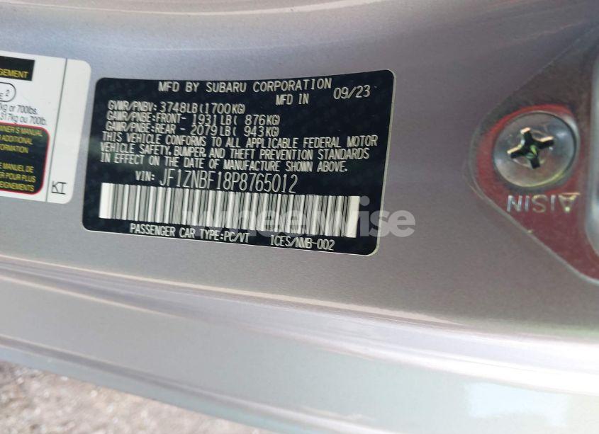 Photo 9 of 2023 Toyota Gr86 PREMIUM (VIN JF1ZNBF18P8765012)