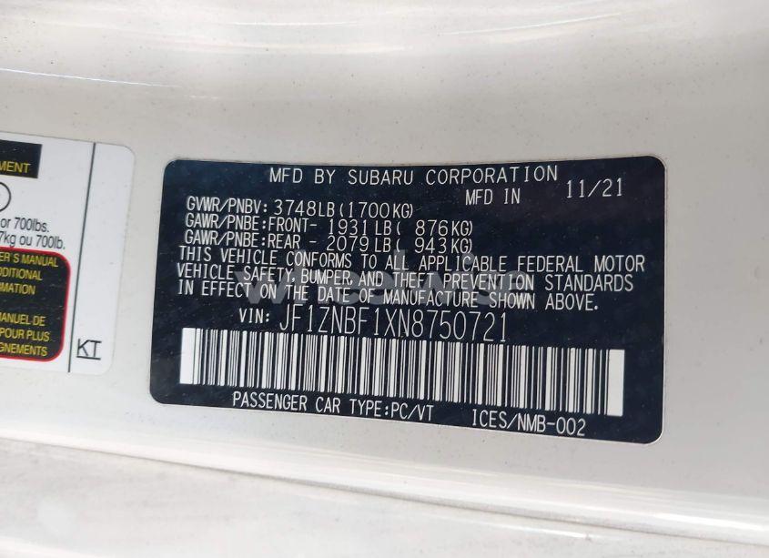 Photo 9 of 2022 Toyota Gr86 PREMIUM (VIN JF1ZNBF1XN8750721)