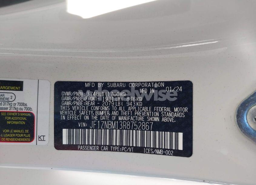 Photo 9 of 2024 Toyota Gr86 TRUENO EDITION (VIN JF1ZNBM13R8752867)