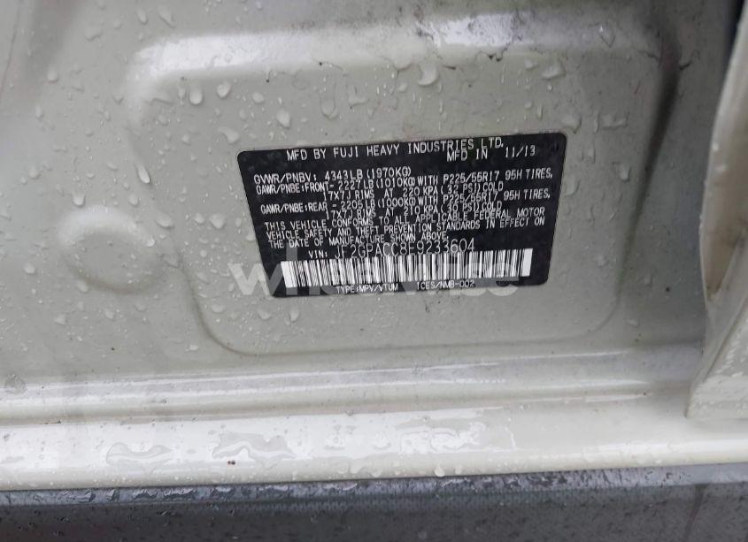 Photo 8 of 2014 Subaru Xv CROSSTREK 2.0I PREMIUM (VIN JF2GPACC8E9233604)