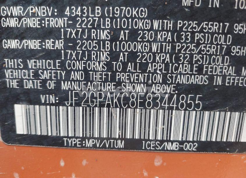 Photo 9 of 2014 Subaru Xv CROSSTREK 2.0I LIMITED (VIN JF2GPAKC8E8344855)