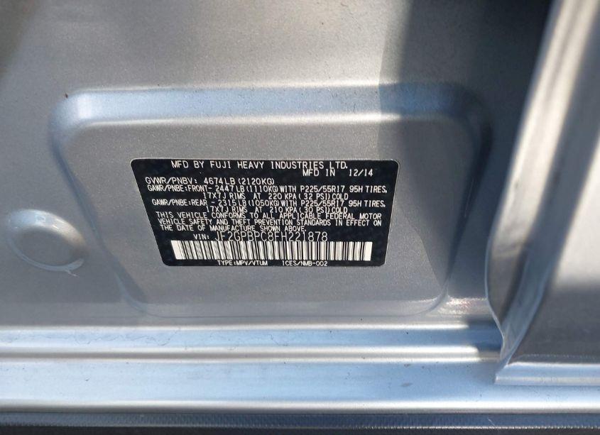 Photo 9 of 2015 Subaru Xv CROSSTREK HYBRID TOURING (VIN JF2GPBPC8FH221878)