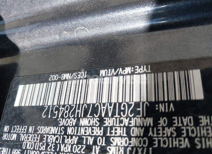 Photo 9 of 2018 Subaru Crosstrek 2.0I (VIN JF2GTAAC7JH284512)