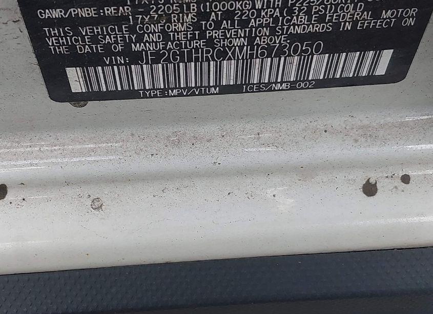 Photo 9 of 2021 Subaru Crosstrek SPORT (VIN JF2GTHRCXMH673050)