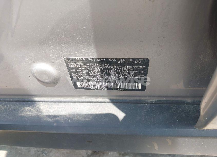 Photo 9 of 2009 Subaru Forester 2.5X (VIN JF2SH616X9H718811)