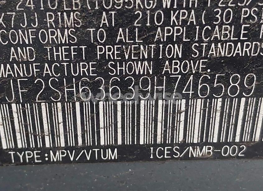 Photo 9 of 2009 Subaru Forester 2.5X (VIN JF2SH63639H746589)