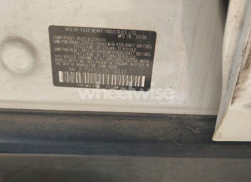 Photo 9 of 2009 Subaru Forester 2.5XT LIMITED (VIN JF2SH66609H794448)