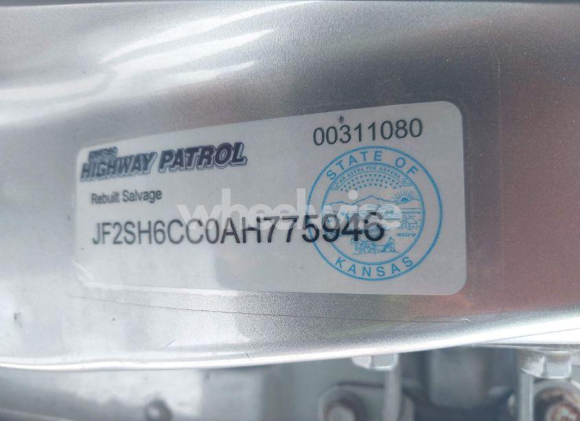 Photo 9 of 2010 Subaru Forester 2.5X PREMIUM (VIN JF2SH6CC0AH775946)