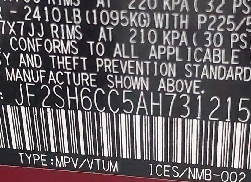 Photo 9 of 2010 Subaru Forester 2.5X PREMIUM (VIN JF2SH6CC5AH731215)