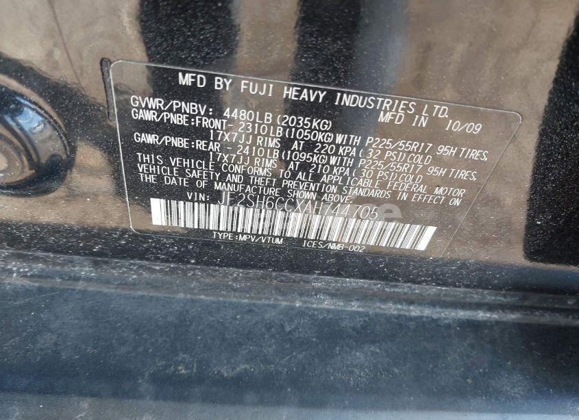 Photo 9 of 2010 Subaru Forester 2.5X PREMIUM (VIN JF2SH6CCXAH744705)