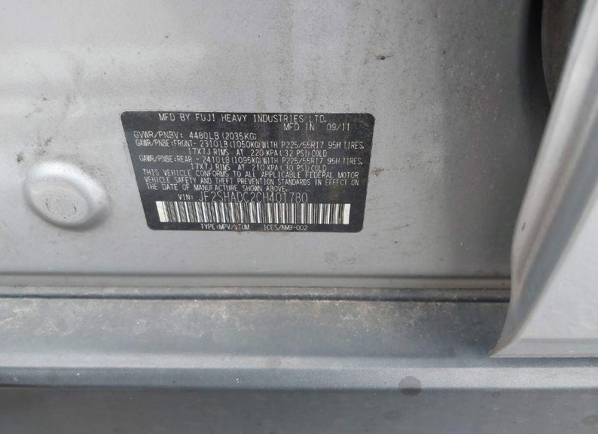 Photo 9 of 2012 Subaru Forester 2.5X PREMIUM (VIN JF2SHADC2CH401780)