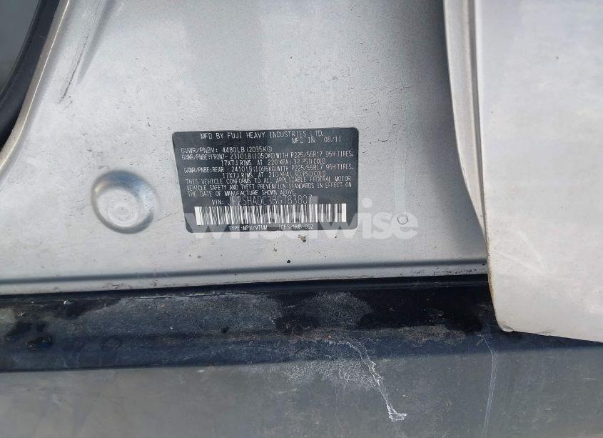 Photo 9 of 2011 Subaru Forester 2.5X PREMIUM (VIN JF2SHADC3BG783807)