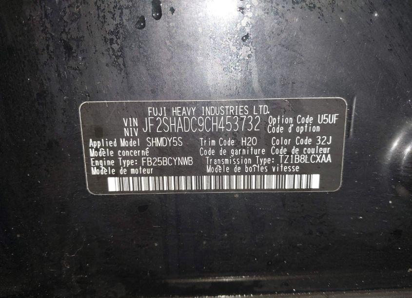 Photo 17 of 2012 Subaru Forester 2.5X PREMIUM (VIN JF2SHADC9CH453732)