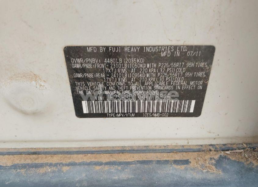 Photo 9 of 2011 Subaru Forester 2.5X PREMIUM (VIN JF2SHBDC3BH776825)