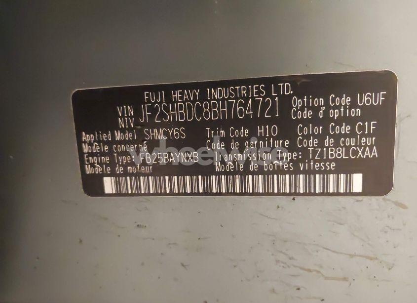 Photo 9 of 2011 Subaru Forester 2.5X PREMIUM (VIN JF2SHBDC8BH764721)