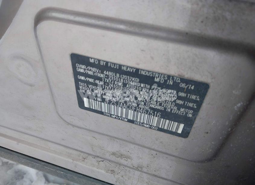 Photo 9 of 2015 Subaru Forester 2.5I (VIN JF2SJAAC0FH467516)