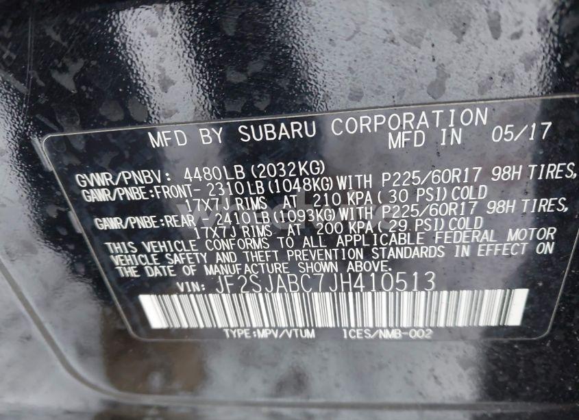 Photo 9 of 2018 Subaru Forester 2.5I (VIN JF2SJABC7JH410513)