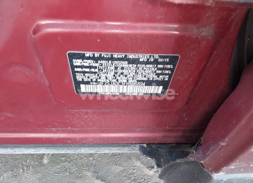 Photo 9 of 2015 Subaru Forester 2.5I PREMIUM (VIN JF2SJADC3FH596894)