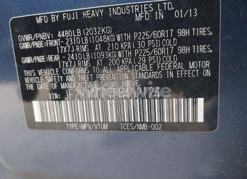 Photo 9 of 2014 Subaru Forester 2.5I PREMIUM (VIN JF2SJADC7EH402124)