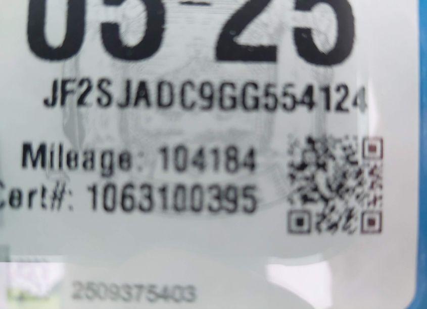 Photo 9 of 2016 Subaru Forester 2.5I PREMIUM (VIN JF2SJADC9GG554124)