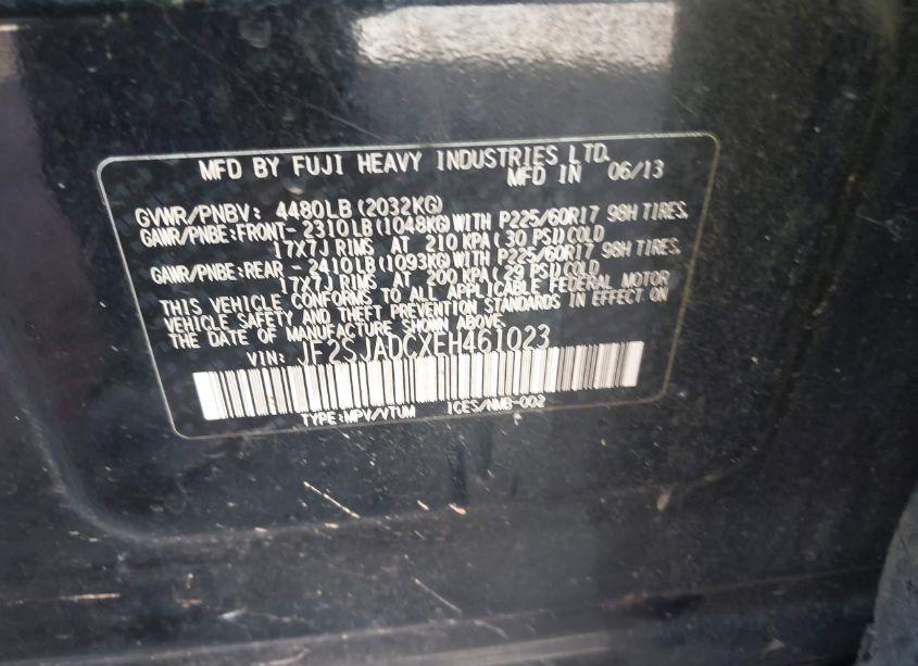 Photo 9 of 2014 Subaru Forester 2.5I PREMIUM (VIN JF2SJADCXEH461023)