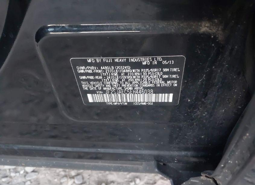 Photo 9 of 2014 Subaru Forester 2.5I PREMIUM (VIN JF2SJAEC5EH446038)