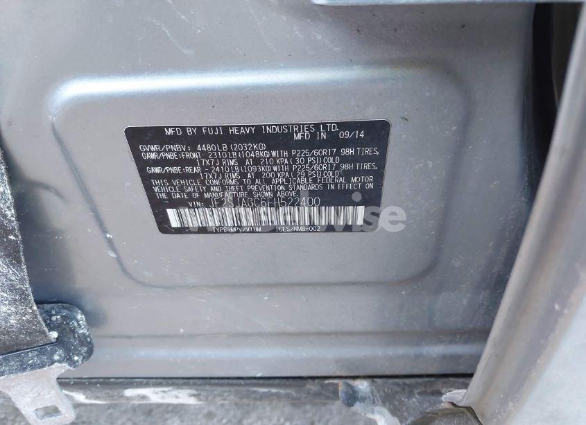 Photo 9 of 2015 Subaru Forester 2.5I PREMIUM (VIN JF2SJAGC6FH522400)