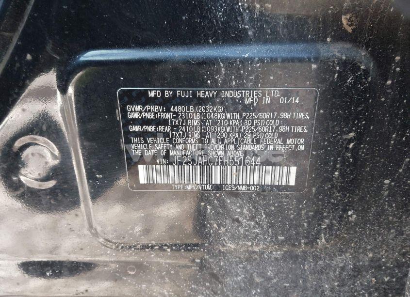 Photo 9 of 2014 Subaru Forester 2.5I LIMITED (VIN JF2SJAHC7EH551644)