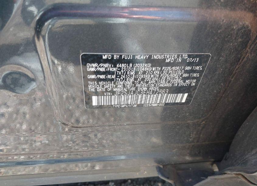 Photo 9 of 2014 Subaru Forester 2.5I LIMITED (VIN JF2SJAJC3EH472563)