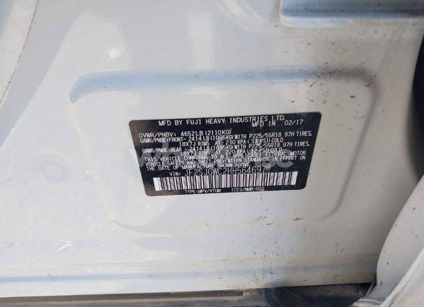 Photo 9 of 2017 Subaru Forester 2.0XT TOURING (VIN JF2SJGWC2HH564697)