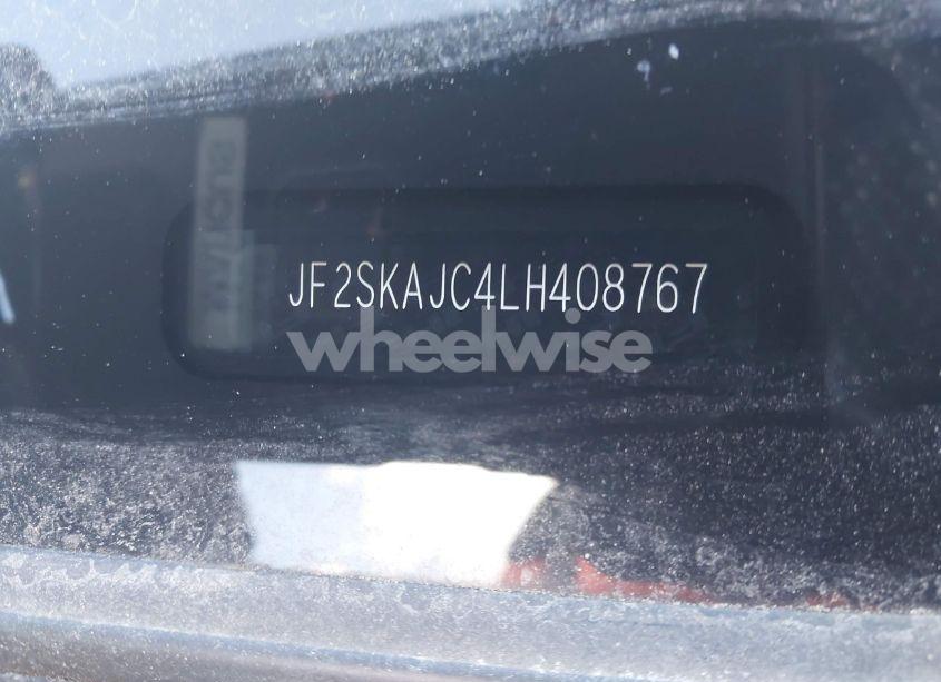 Photo 9 of 2020 Subaru Forester PREMIUM (VIN JF2SKAJC4LH408767)
