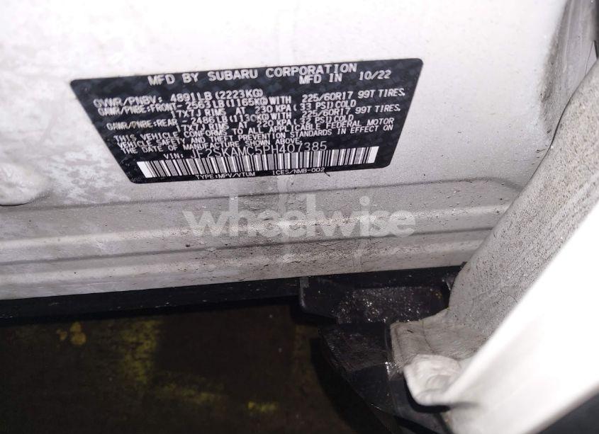 Photo 9 of 2023 Subaru Forester WILDERNESS (VIN JF2SKAMC5PH407385)