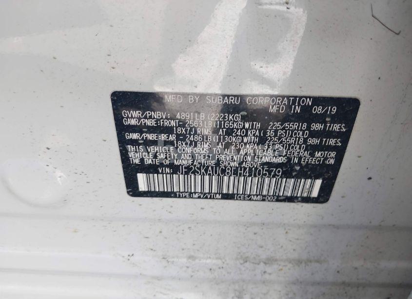 Photo 9 of 2020 Subaru Forester LIMITED (VIN JF2SKAUC8LH410579)