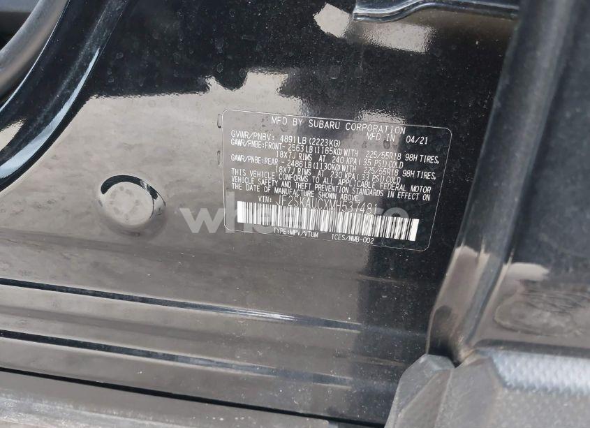 Photo 9 of 2021 Subaru Forester LIMITED (VIN JF2SKAUCXMH537481)