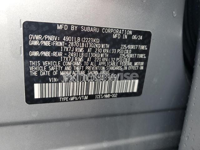 Photo 11 of 2025 SUBARU FORESTER PREMIUM (VIN JF2SLDDC0SH433691)