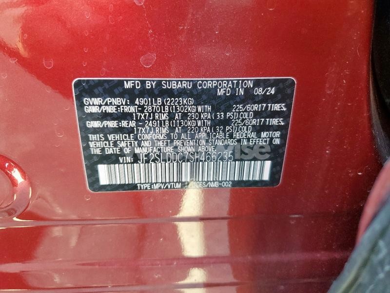 Photo 3 of 2025 SUBARU FORESTER PREMIUM (VIN JF2SLDDC7SH466235)