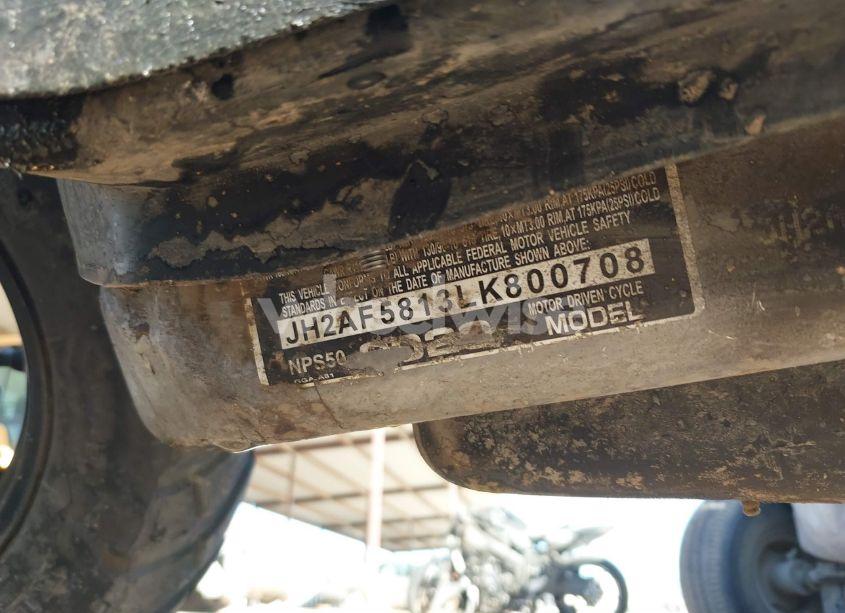 Photo 10 of 2020 Honda Nps50 (VIN JH2AF5813LK800708)